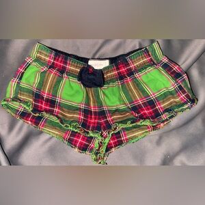 Vintage Y2K Viral Abercrombie & Fitch Plaid Ruffle Shorts